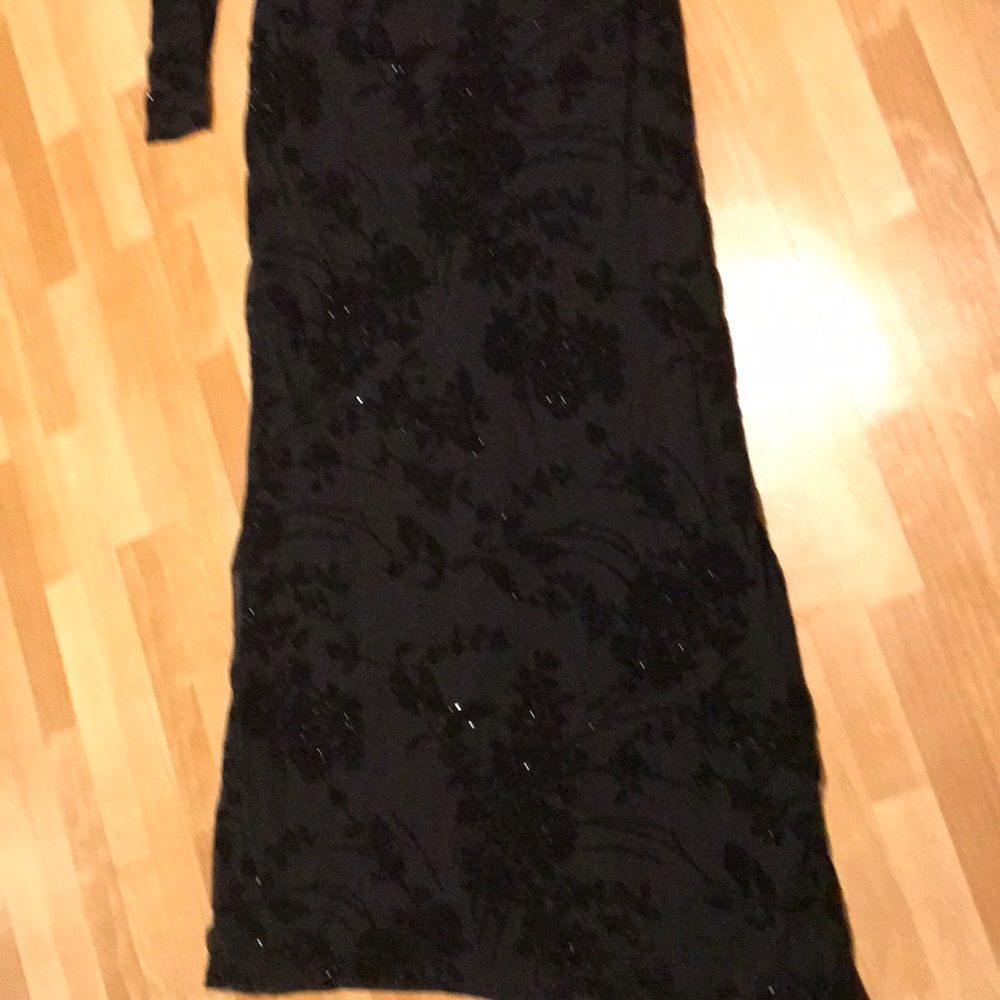 🔽Rimini Vintage Y2K Floral Velour Evening formal velvet long sleeve 10 wedding - Picture 7 of 9